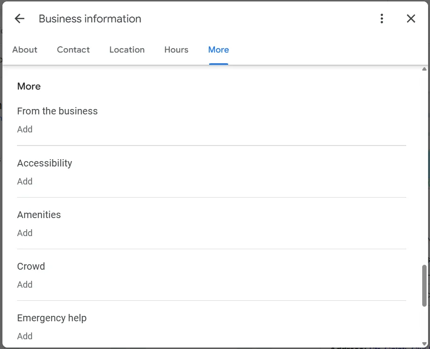 campuri-optionale-google-business-profile